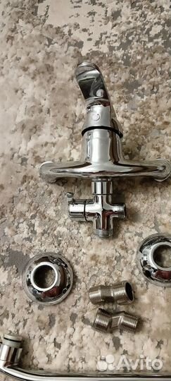 Смеситель для ванны с душем латунь