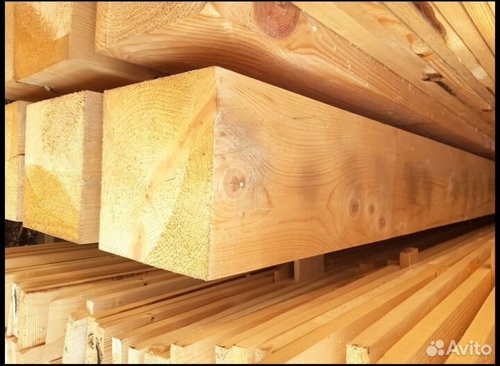 Брус 100х100: с пилорамы, сорт 2, ель