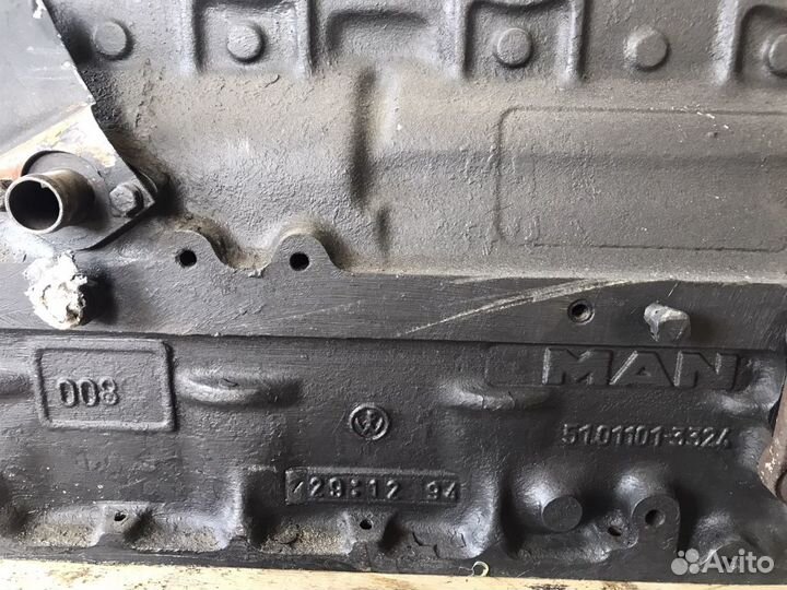 Блок двигателя маn