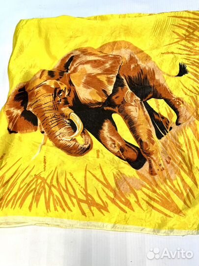 Винтаж платок атласный СССР