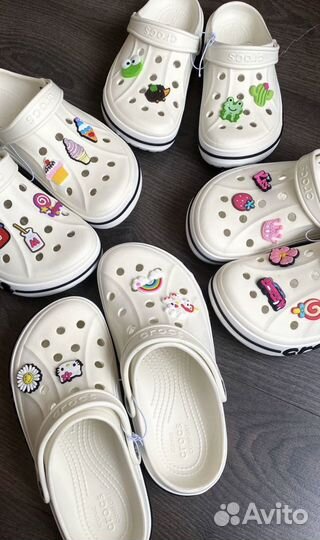 Crocs кроксы с украшениями в подарок