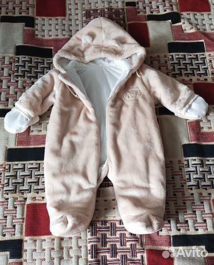 Детский теплый комбинезон. 56 размер Торг