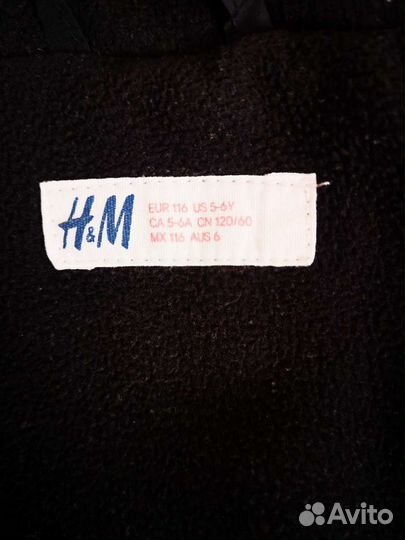 Куртка для девочки H&M размер 116 бу