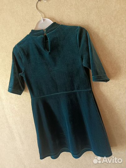 Платье бархатное Next