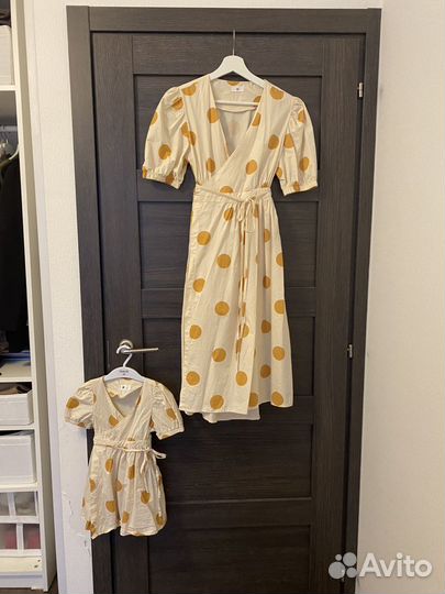 Платья для мамы и дочки family look