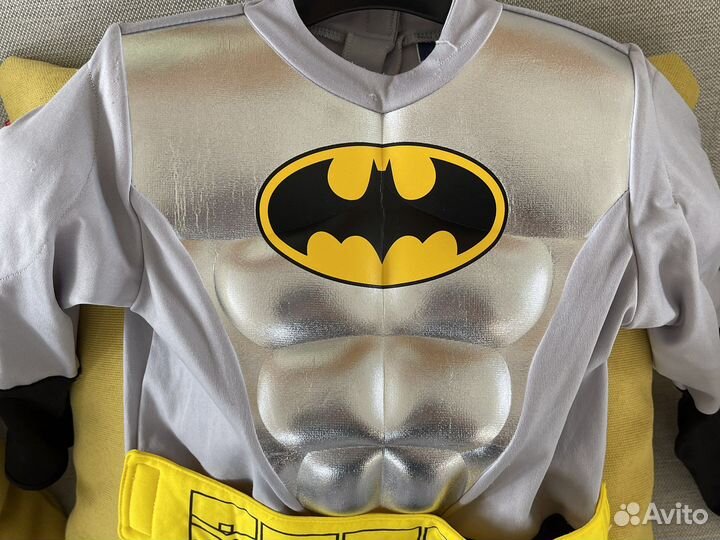 Костюм карнавальный для мальчика batman на 5-6 лет