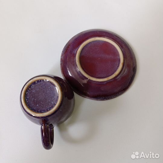 Кофейная пара с блюдцем