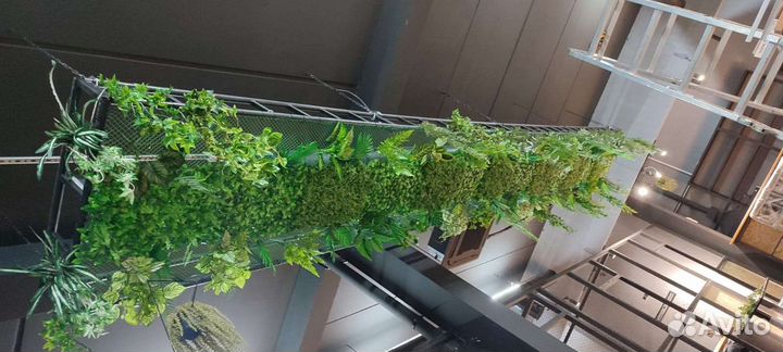 Искусственная зелень вертикальное озеленение