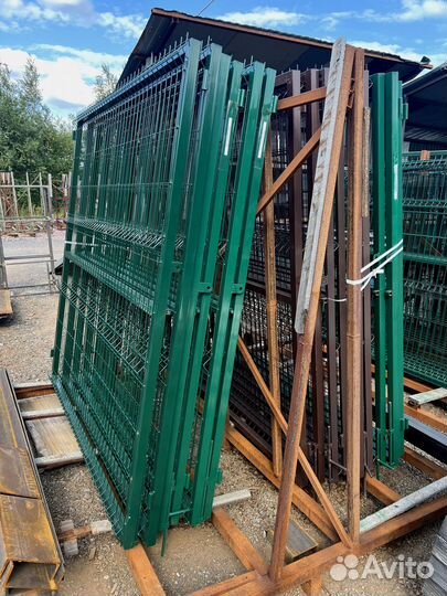 Распашные ворота под ключ на проем 4000