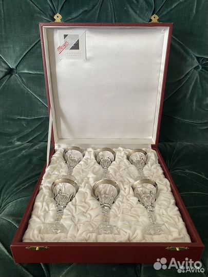 Moser мозер фужер бокал рюмка сервиз