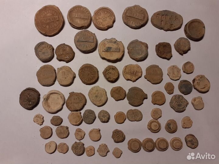 Царские свинцовые пломбы, 60 штук