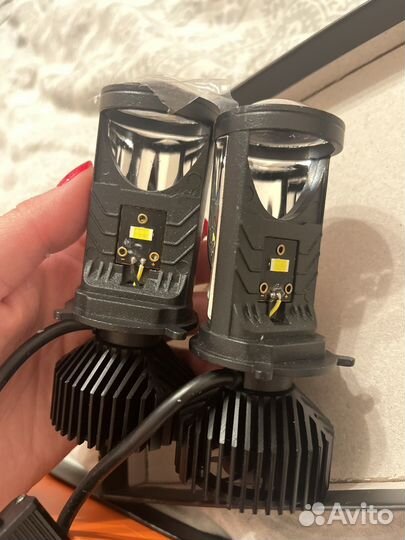 Светодиодные лед лампы H4 - LED линзы Y6