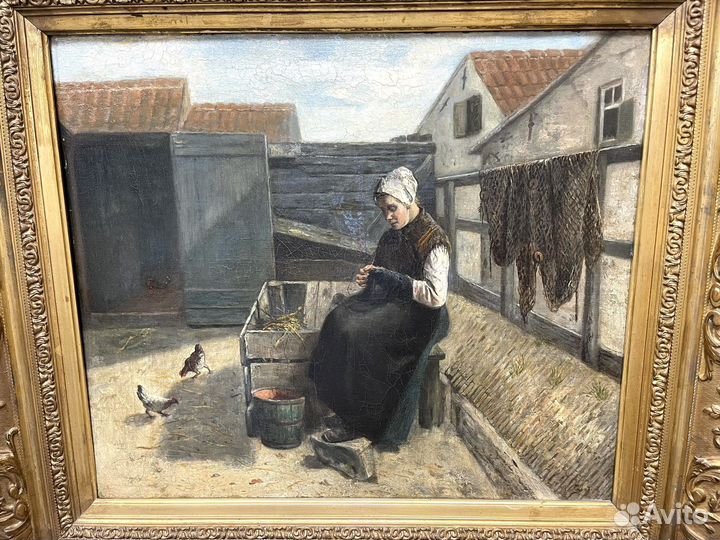 Антикварная картина 