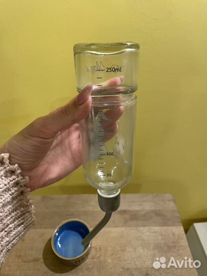 Поилка и миска для морской свинки