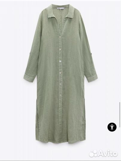 Платье Zara лен