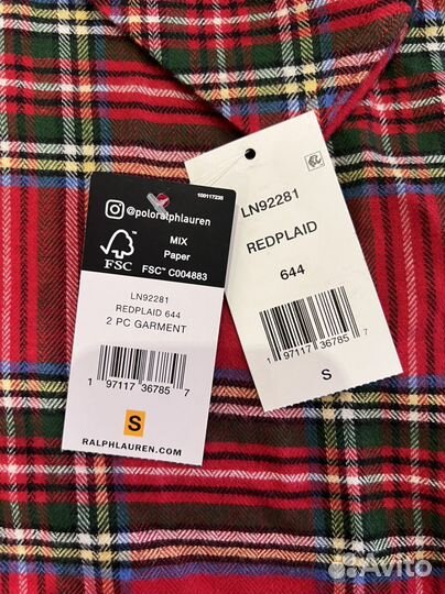 Пижама Polo Ralph Lauren Оригинал