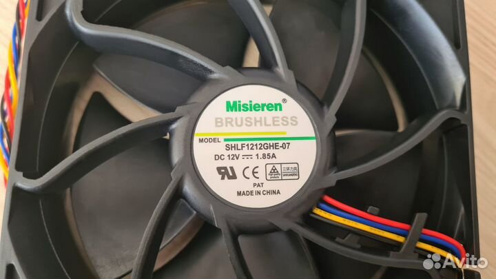 Новый Мощный Вентилятор 120мм 1.85A 4pin 6500об/м