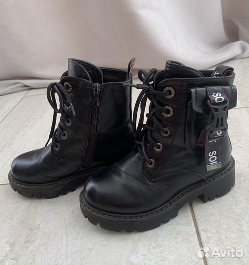 Продам весенние ботинки для девочки. Р-р 29