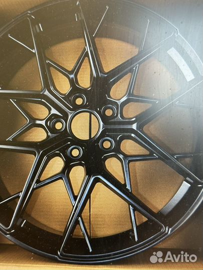 Anzoo FBX049-9 8.5x19/5x108 D73.1 ET35 Matte Black