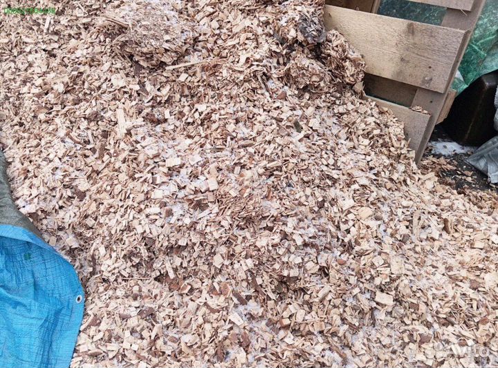 Декоративная щепа в удобных мешках