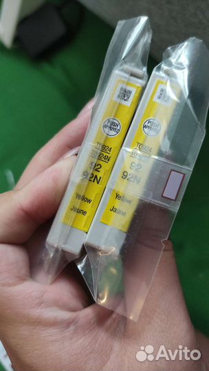 Картридж epson жёлтый синий 92