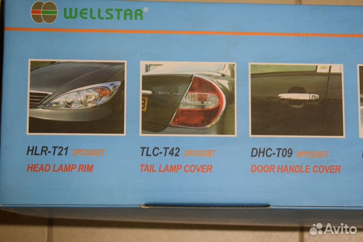 Toyota Camry 2003-2006г. накладки