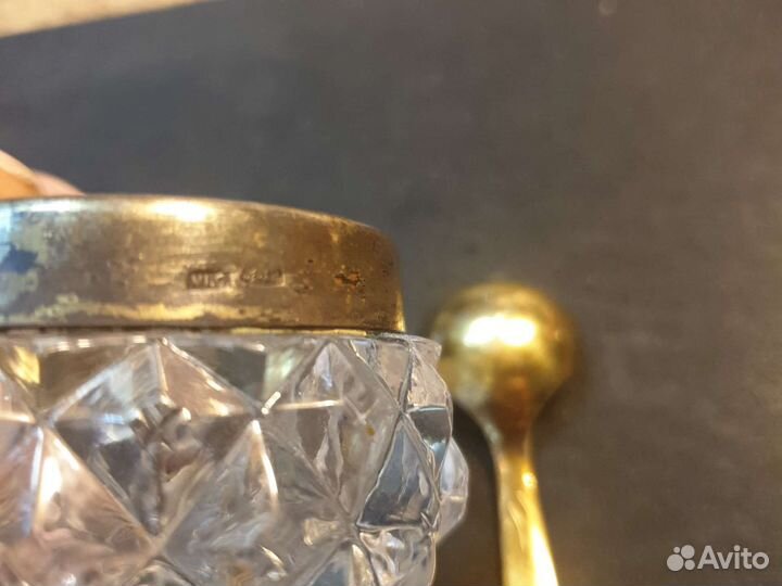 Солонка серебро