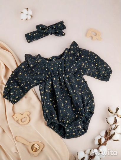 Нарядное муслиновое боди