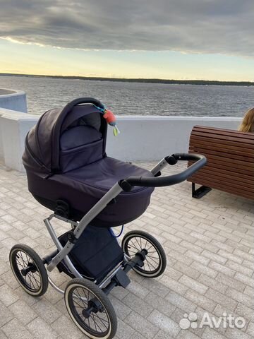 Коляска 2 в 1 эко кожа