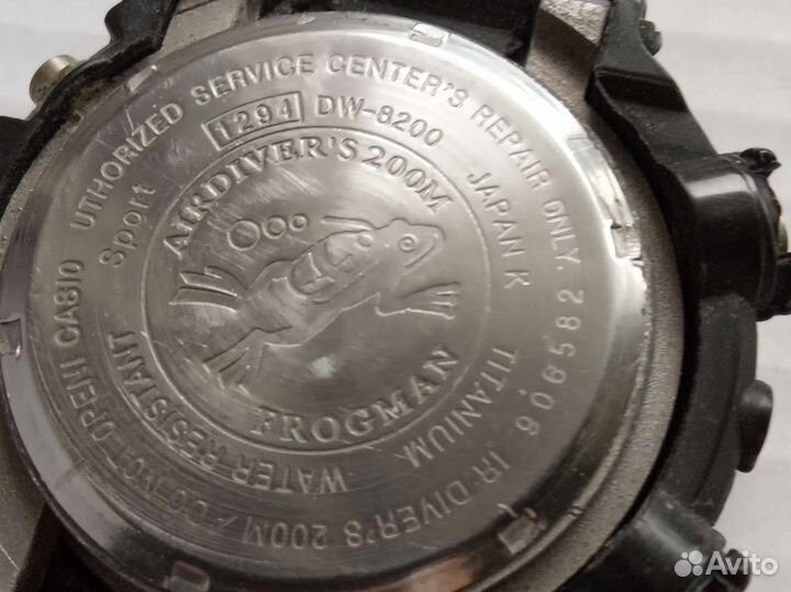 Часы cаsio G-shock frogman Titanium