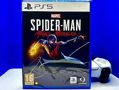 Spider Man Miles Morales PS5 Диск Новый Запечатан