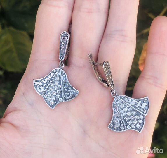 Серебряные серьги