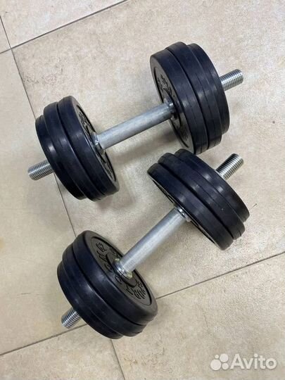 Гантели по 24,5 кг (пара)