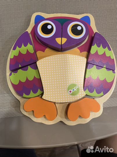 Пазл деревянный сова