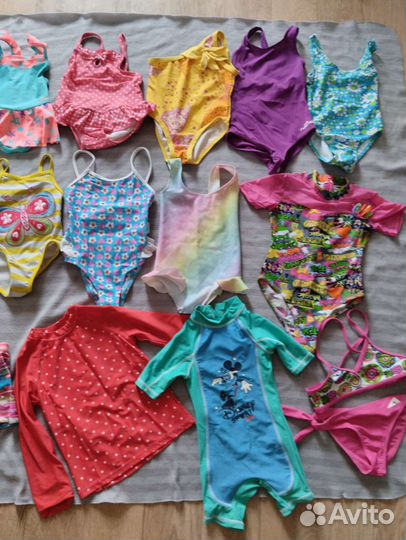 Купальники для девочек 68-140