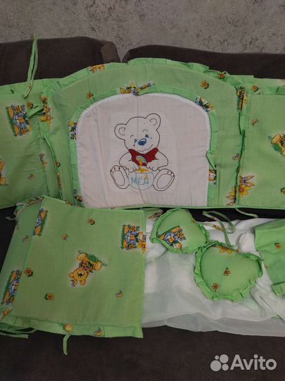 Бортики в детскую кроватку бу