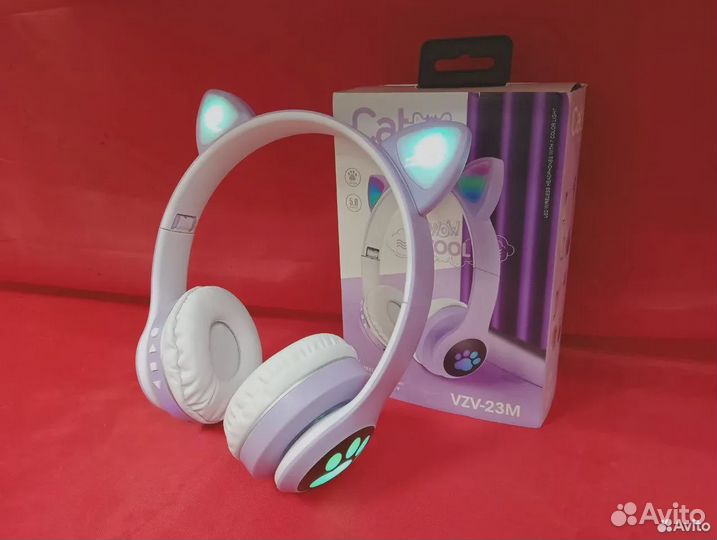 Наушники беспроводные детские с подсветкой