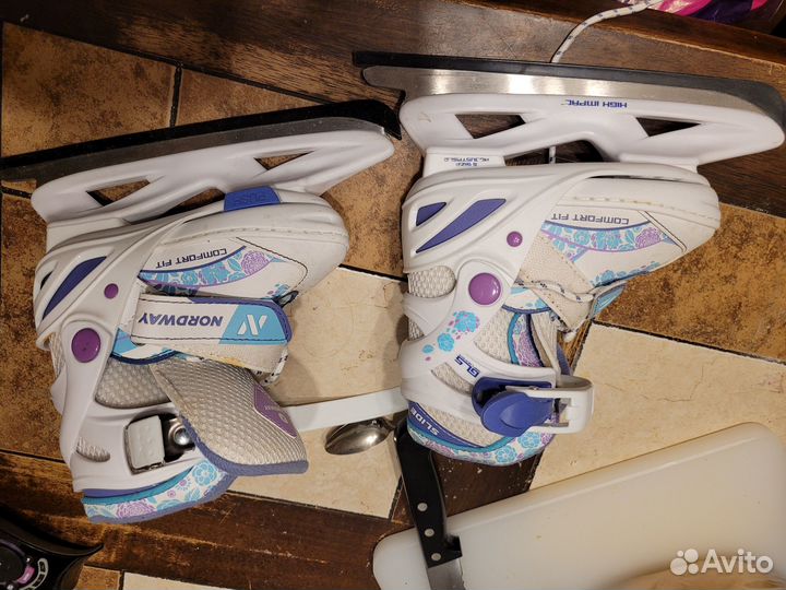 Коньки раздвижные детские