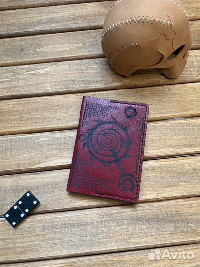 Обложка на паспорт натуральная кожа