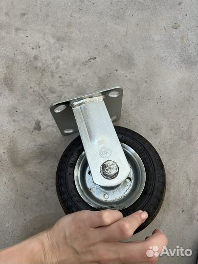 Неповоротная колесная опора большегруз 160
