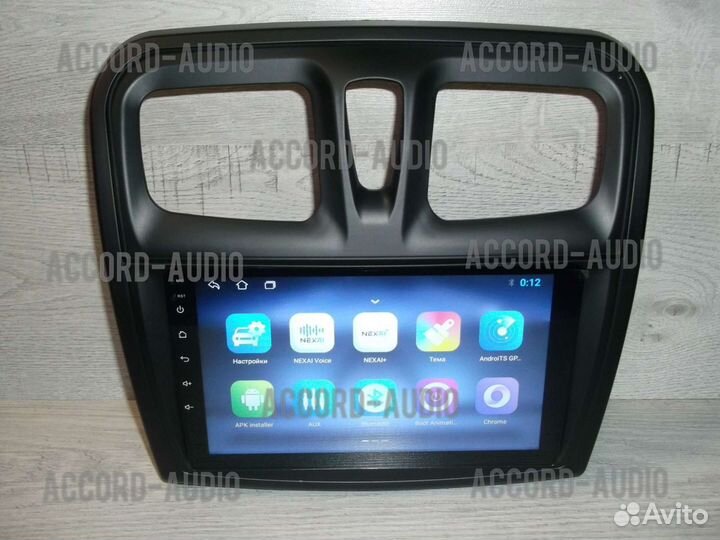 Магнитола 2DIN Renault Sandero Android с камерой