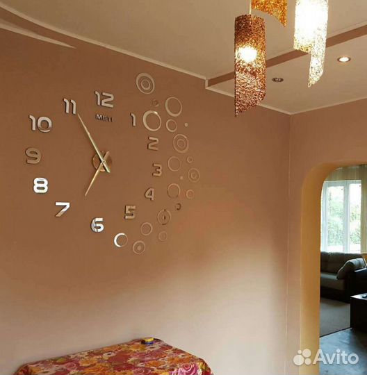 3d Часы настенные большие 1 метр и более