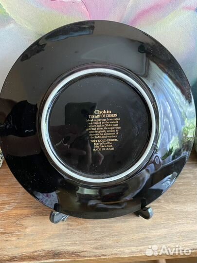 Chokin art Тарелка декоративная