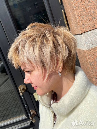 Стрижка по типу лица окрашивание парикмахер