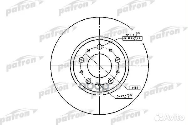 Диск тормозной volvo 740/940 84- передн. PBD1697