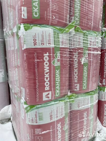 Утеплитель Rockwool Лайт Баттс Скандик