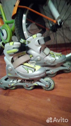 Раздвижные детские ролики Larsen Flash