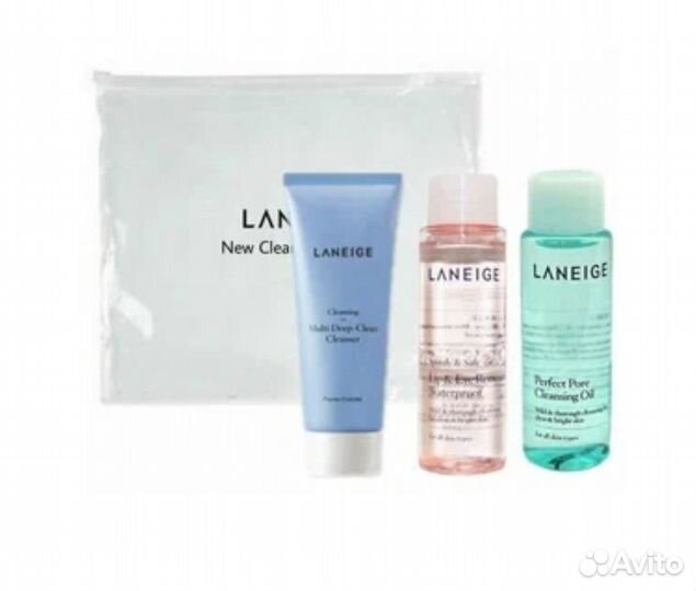 Подарочный набор для лица очищающий из 3 предмета