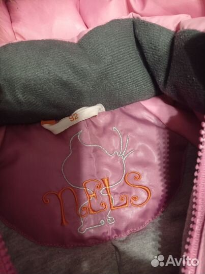 Зимний комбинезон для девочки 92