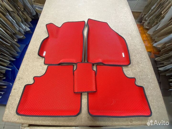 EVA Ева Эва коврики с бортами 3D в авто